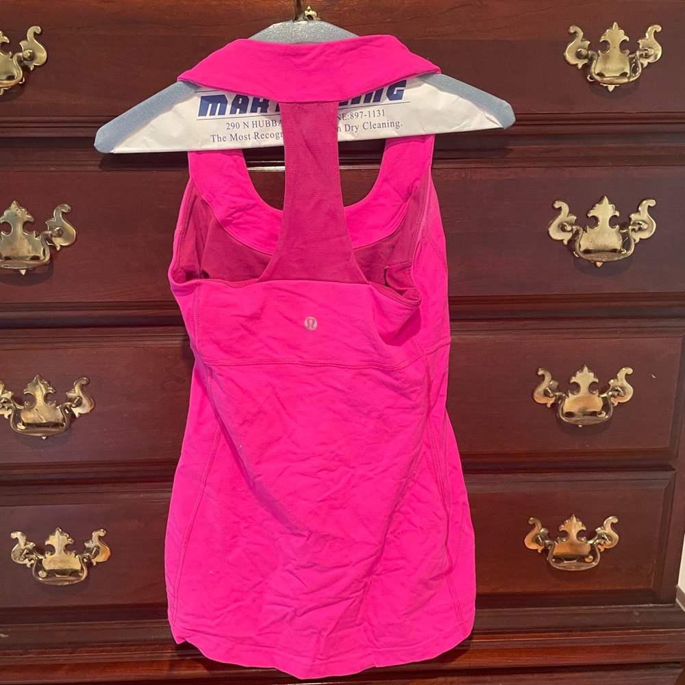 Lululemon hot pink tank - size 2